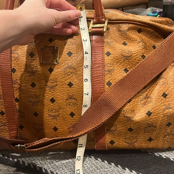 MCM large leather duffle travel bag - Picture 12 of 17